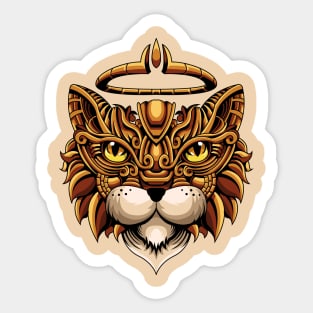 Ornamental cat Sticker